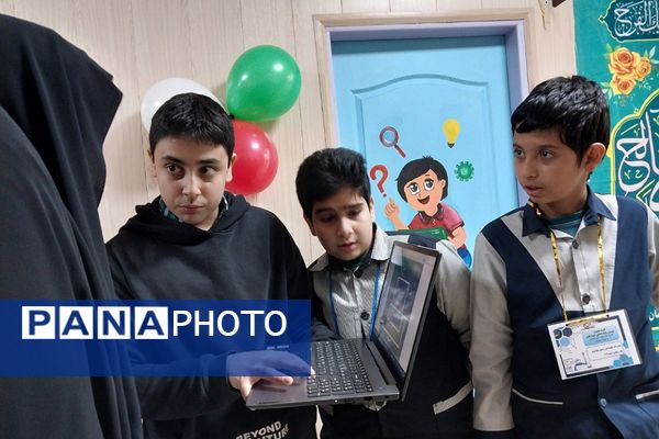 برپایی نمایشگاه طرح جابر ابن حیان در دبستان هیأت امنایی شهید قلنبر ناحیه 2 شهرری 