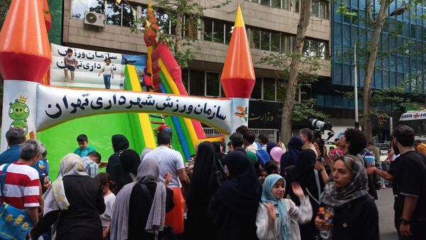 تهران در لباس سبز تولد امام رضا (ع) 