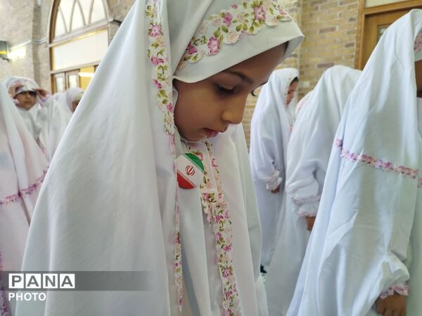 مراسم جشن تکلیف فرشته های زمینی در مسجد جامع شهرستان نیشابور