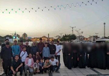 اردوی معنوی بسیجیان ریحانه و لاسجردی ها در حرم حضرت عبدالعظیم