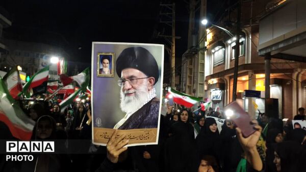 مراسم راهپیمایی مردم ولایت مدار شهرستان گچساران 