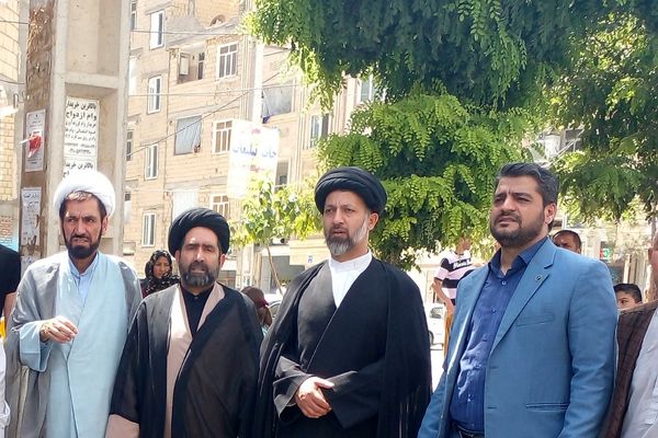 حضور پرشور مردم نصیر شهر در راهپیمایی محکومیت جنایت صهیونیست‌ها 