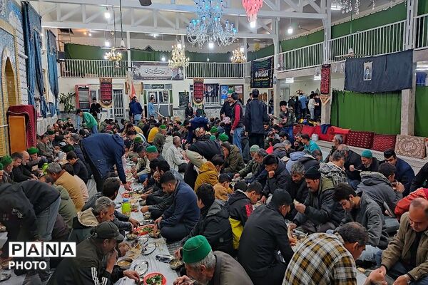 ضیافت افطاری در شب بیست و سوم ماه مبارک رمضان مسجد جامع شهر بار 