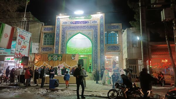 موکب پذیرایی مسجدالرضای نیشابور به‌مناسبت میلاد امام زمان (عج)