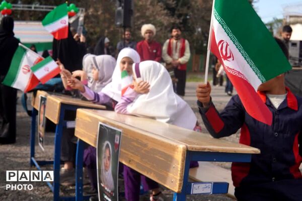 دلنش آموزان گرگانی در سوگ دانش آموزان میناب
