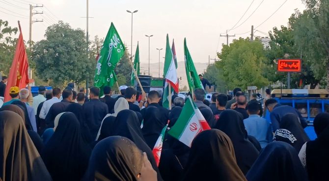 گام‌های معنوی به سوی عشق و خدمت، در مراسم جاماندگان اربعین حسینی