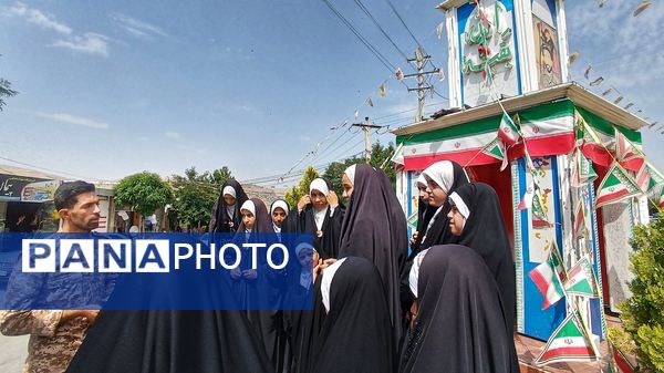 اجرای سرودهای پاتوقی به مناسبت عید غدیر خم در شهرستان مارگون