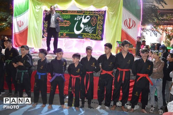 مهمانی بزرگ خیابانی عید سعید غدیر خم در فارسانِ 