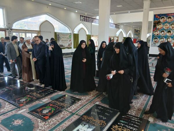 عهدی دوباره با شهیدان در گلزار شهدای املش
