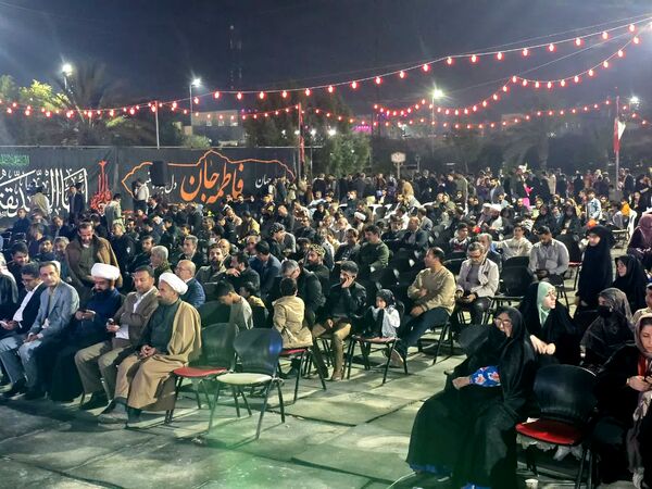 اولین سالروز تدفین شهید گمنام در شهرک شهید تندگویان شهرستان جم