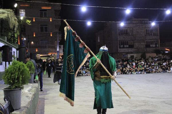 مراسم عزاداری و تعزیه خوانی شب هشتم محرم در گچساران 