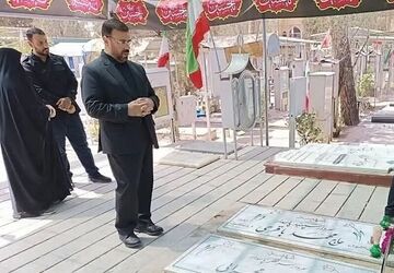 روایت خبرنگار پانا از شهدای جنگ 12 روزه با حضور در گلزار شهدا 