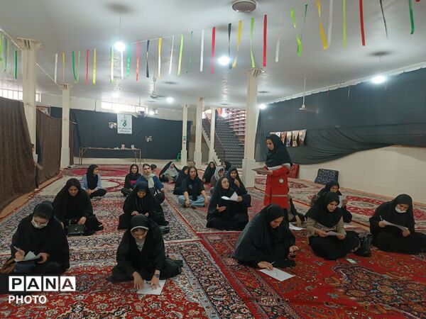 آزمون هلال‌ احمر در مسجد امیرالمؤمنین (ع)