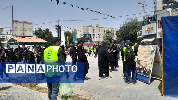 برگزاری تجمع یوم العباس در امامزاده حسن کرج