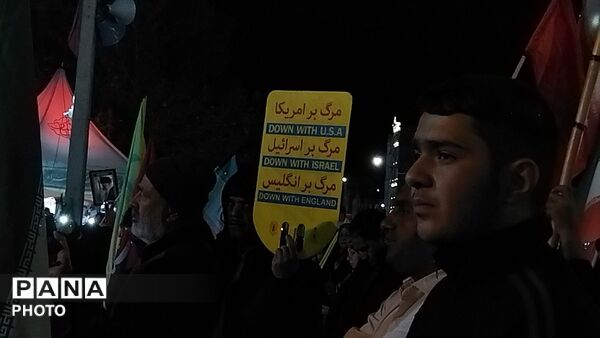 دویست و بیست و نهمین شب از اجتماعات مردمی بلوار فضل نیشابور در قاب پانا 