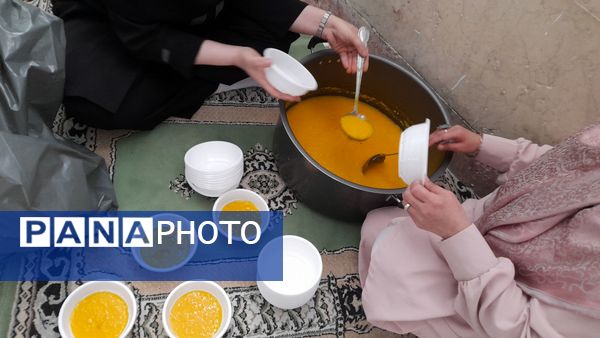سفره مهدویت مدرسه شهدای اقتدار ناحیه 2 کرج