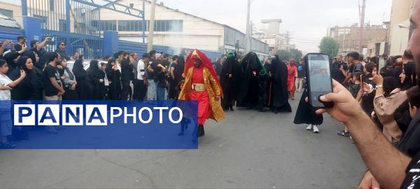 استقبال عزاداران حسینی از کاروان نمادین اسرای کربلا در قم