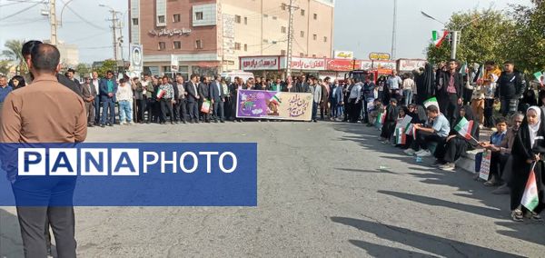 راهپیمایی پرشور مردم جیرفت