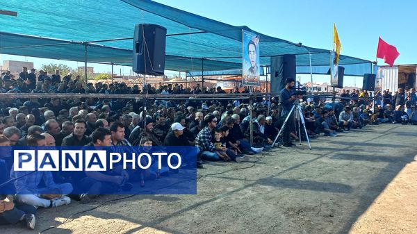 مراسم تعزیه‌خوانی شهادت امام رضا(ع) شهرستان میان جلگه نیشابور 