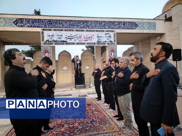 عزاداری روز دوم محرم در گلزار شهدای درق 