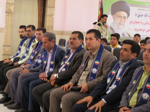 برگزاری اردوی تمشک پسران در اردوگاه شهید چمران بجنورد 