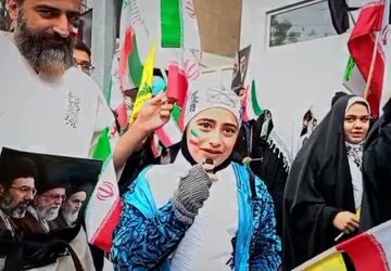 دیدگاه راهپیمایان روز قدس در قم پیرامون انتقام از مستکبران