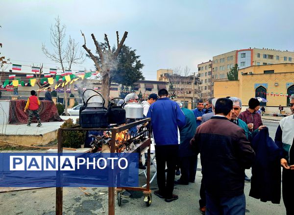 همدلی و شادی در روز ولادت امام زمان (عج) در ملارد 