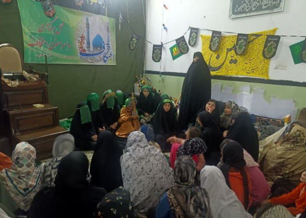 مراسم باشکوه اعتکاف در مسجد امام حسین(ع) کاشمر فدافن