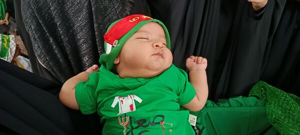 همایش بزرگ شیرخوارگان حسینی در شهر جعفریه