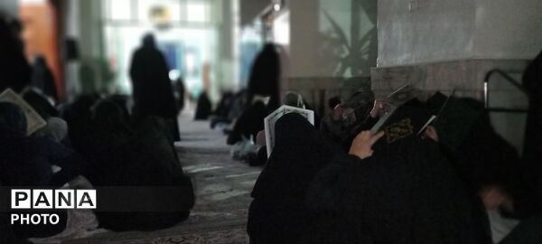 مراسم احیا  بیست و یکم در امامزاده سید مرتضی کاشمر