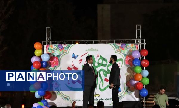 جشن خیابانی ولادت امام حسین (ع) در شهرستان ورامین