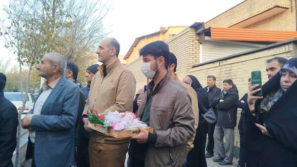 مراسم بدرقه زائران عمره مفرده ویژه دانش‌آموزان پسر استان آذربایجان شرقی