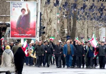 فریاد حمایت از فلسطین و نفرت از صهیونیسم در شهرستان سلسله