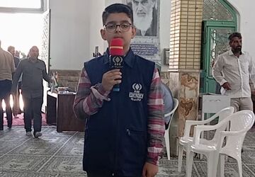 برگزاری میز خدمت هفته دولت در نماز جمعه شهر جعفریه قم