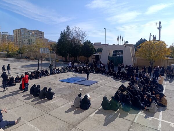 المپیاد ورزشی در هنرستان فاطمیه