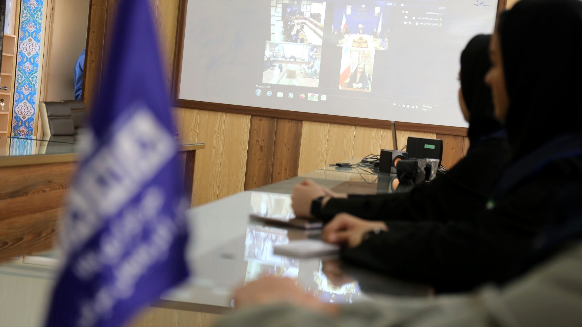 لحظاتی در نشست برخط دانش‌آموز خبرنگاران پانا آذربایجان شرقی با سخنگوی دولت