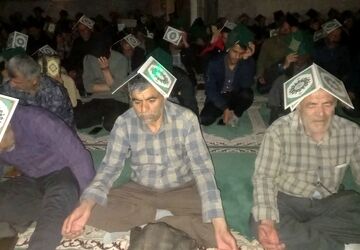 مراسم اولین شب احیا در شهر کلاته رودبار