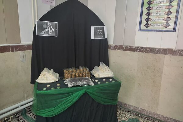 مراسم عزاداری شهادت حضرت فاطمه(س) در دبیرستان پویش دماوند 