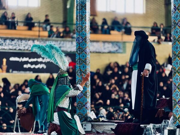 مراسم سنتی تعزیه‌خوانی در شهر ارمغان‌خانه زنجان 