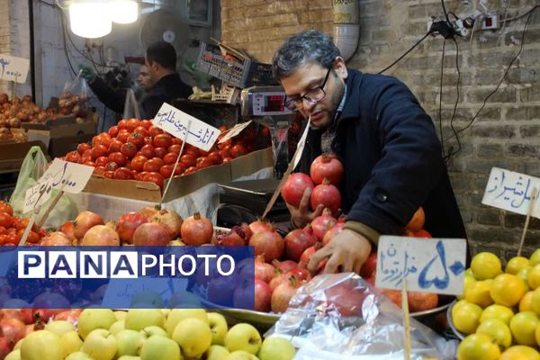 بازار داغ یلدا در زنجان