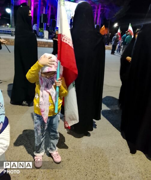 شب هفتاد و هشتم حضور شبانه در میدان جهاد شهر رشتخوار