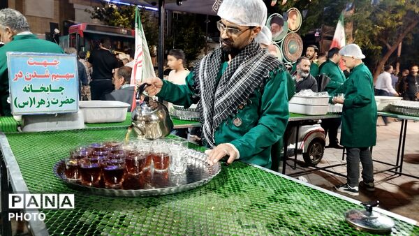 هشتاد و پنجمین شب از فعالیت چایخانه فاطمه الزهرا در قاب پانا 
