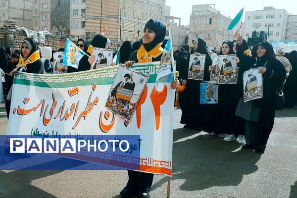 تجلی وحدت ملی در راهپیمایی ۲۲بهمن نصیرشهر 