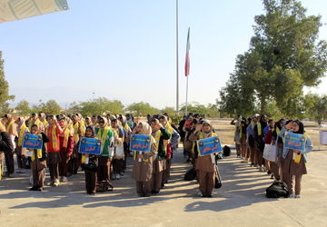 سومین مرحله از اردوی هدفمند «تمشک» در بندرعباس