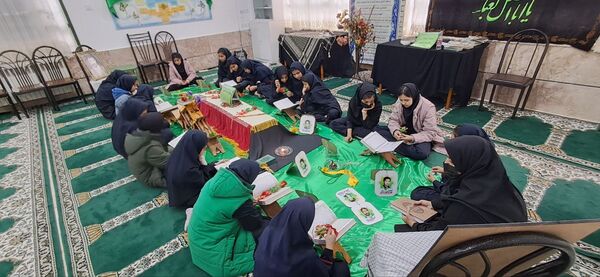 محفل انس با قرآن کریم در آموزشگاه شهید رزمی خلیل آباد
