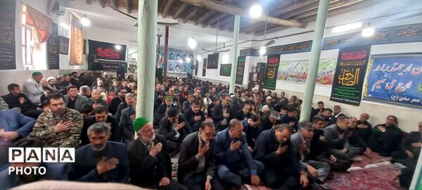 مراسم شهادت امام جعفر صادق(ع) در روستای تنگه علیا