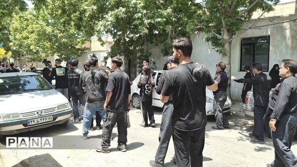 راهپیمایی صبح تاسوعا با حضور هیئت ابوالفضلیون رسالت 