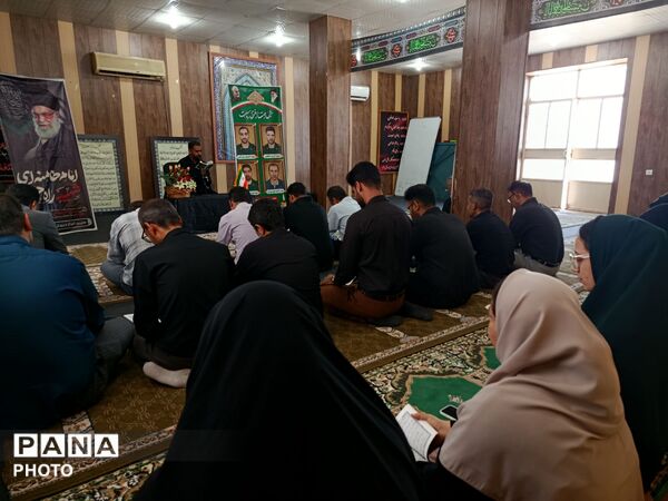 آیین سوگواری در آموزش و پرورش حاجی‌آباد