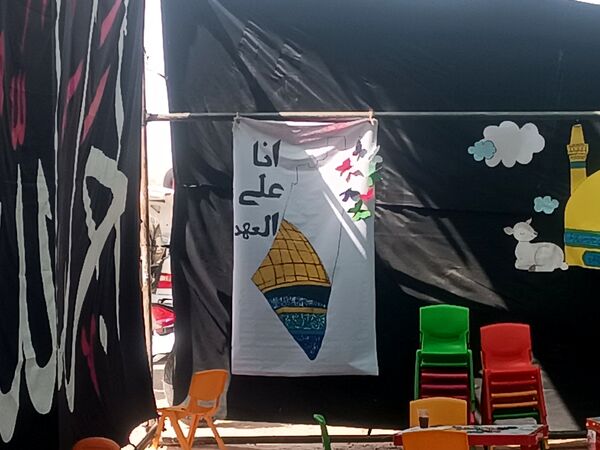 موکبی با رنگ و بوی مقاومت و شهادت 
