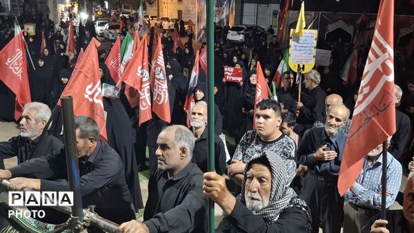 میدان شهر در شب اربعین حسینی
